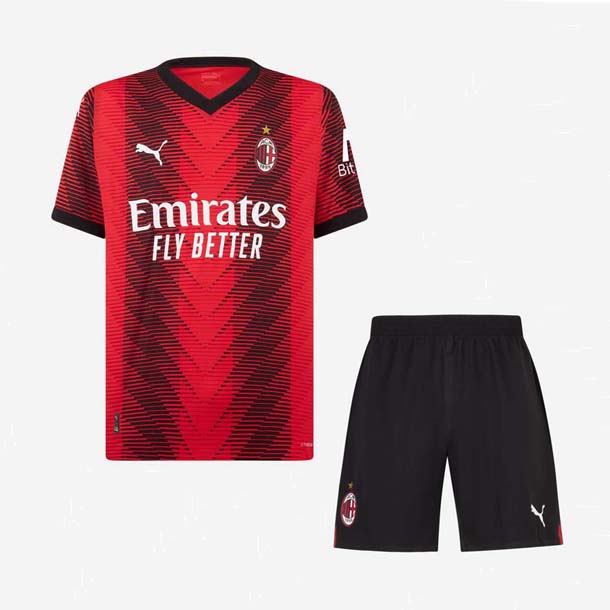 Trikot AC Milan Heim Kinder 2023-24